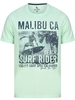 Aquamint Surf Rider Motif Cotton Jersey T-Shirt