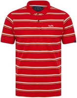 Barados Cherry Gazza Striped Cotton Pique Polo Shirt