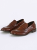 Base London Tan Danbury Burnished Loafers