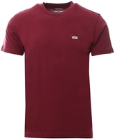 Burgundy Left Chest Logo T-Shirt