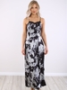 Daisy Street Black Velvet Midi Dress