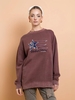 Daisy Street Burgundy States+stars Sweat
