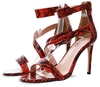 Dv8 Orange Snake Textured Shoe