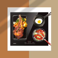Ciarra 4 Zones Built-in Induction Hob with Boost and FlexZone