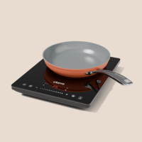 Cooking Essential Bundle 2 Pcs, Portable Induction Hob & Fry Pan