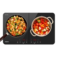 Double Induction Hob Portable Independent Control, 2800W, 16 Amp