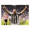Alan Shearer signed 16×12 Newcastle United photo