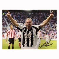 Alan Shearer signed 16×12 Newcastle United photo