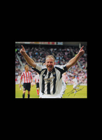 Alan Shearer signed 16x20 Newcastle United photo. - Unframed + £0.00