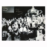 Alex Higgins signed 16x12" photo