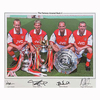 Arsenal Famous Back 4 signed photo