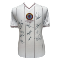 Aston Villa 1982 European Cup Final shirt signed by 12 (2)