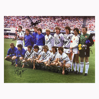 Aston Villa signed 1982 European Cup Final photo signed by 12