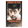 Jake La Motta signed 30x40 inch Raging Bull movie poster