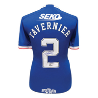 James Tavernier signed Rangers 2022/23 2 shirt