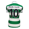 John Hartson signed Celtic retro shirt