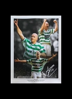 John Hartson signed photo - Premium Framing + £45.00