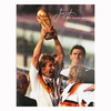 Jürgen Klinsmann signed 1990 World Cup Final photo