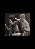 Jurgen Blin signed 10x8 photo vs Muhammad Ali - Standard Framing + £35.00