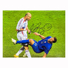 Marco Materazzi signed "Zidane headbutt" photo