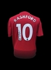 Marcus Rashford signed Manchester United 2018/19 shirt - Framed + £95.00
