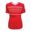 Mark Hughes signed Wales 1984 Home shirt