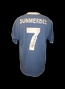 Mike Summerbee signed Manchester City number 7 shirt. - Framed + £95.00