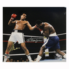 Muhammad Ali & Joe Frazier dual signed 24x20 photo