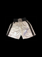Muhammad Ali & Joe Frazier dual signed boxing trunks - Unframed + £0.00