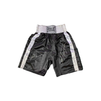 Muhammad Ali & Joe Frazier dual signed boxing trunks