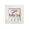 Patrick Vieira signed hand painted Arsenal Subbuteo style display