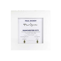 Paul Dickov signed hand painted 1999 Playoff Final Subbuteo style display