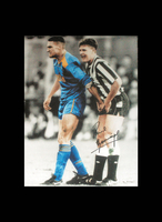 Paul "Gazza" Gascoigne with Vinny Jones signed photo - Unframed + £0.00