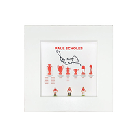 Paul Scholes signed hand painted Subbuteo style career display
