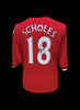 Paul Scholes signed Manchester United 18 shirt - Framed + £95.00