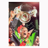 Peter Schmeichel signed 1999 photo
