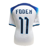 Phil Foden signed England 2022/23 home shirt