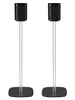 Mountson Premium Floor Stand for Sonos One,  One SL & Play:1 Black - (Pair)
