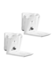 Sanus Adjustable Speaker Wall Mount designed for the Sonos Era 300 Pair (White)