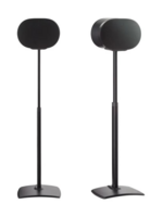 Sanus Height-Adjustable Speaker Stands for Sonos Era 300 Pair (Black)