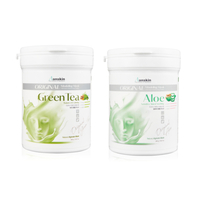 Anskin Modeling Mask - (240g) - Green Tea (1ea) + Aloe (1ea) Set