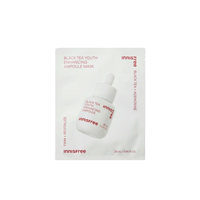 innisfree - Black Tea Youth Enhancing Ampoule Mask - 1pc