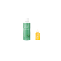 Jigott - Natural Retinol Perfect Serum - 50ml (1ea) + Moisture Real Aloe Vera Emulsion - 300ml (1ea) Set