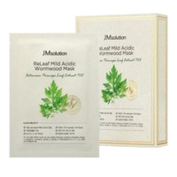 JMsolution - ReLeaf Mild Acidic Wormwood Mask - 10pcs