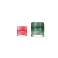 LANEIGE - Lip Sleeping Mask EX - 20g - Berry (1ea) + Cica Sleeping Mask - 60ml (1ea) Set