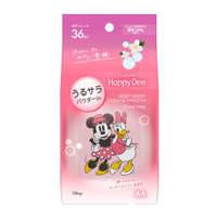 Mandom - Happy Deo Body Sheet Fresh & Smooth - 36 sheets - Floral Soap