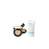 MISSHA - All-Around Safe Block Aqua Sun SPF50+ PA++++ (New version of All-Around Safe Block Aqua Sun Gel ) - 50ml X Jung Saem Mool - Essential Skin Nuder Long Wear Cushion - 14g +14g - Light