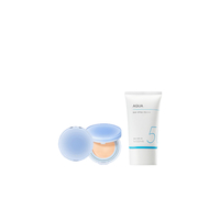 MISSHA - All-Around Safe Block Aqua Sun SPF50+ PA++++ (New version of All-Around Safe Block Aqua Sun Gel ) - 50ml X Romand - Bare Water Cushion - 20g - 21 Natural
