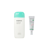 MISSHA - All Around Safe Block Essence Sun Milk EX - 70ml (SPF50+ PA+++) X AXIS-Y - Complete No Stress Physical Sunscreen SPF50+ PA++++ - 50ml
