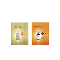 MISSHA - Bee Pollen Ampoule Sheet Mask - 30g X MISSHA - Artemisia Ampoule Sheet Mask - 27g